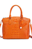 CROCODILE PATTERN HANDBAG SHOULDER BAG