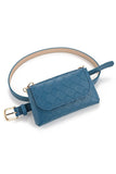 PLAID WAIST BAG CASUAL BELT
