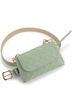 PLAID WAIST BAG CASUAL BELT