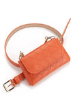 PLAID WAIST BAG CASUAL BELT