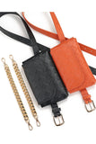 PLAID WAIST BAG CASUAL BELT
