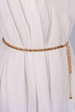 WOMEN MINIMALIST ROUND CORN WAIST CHAIN