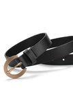 CASUAL ROUND BUCKLE SIMPLE BELT