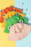 CARTOON FROG DESIGN BUCKET HAT