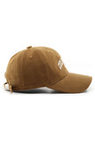 LETTER EMBROIDERED BASEBALL CAP