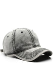 WOMEN WASHED SOLID CASUAL BASEBALL CAP