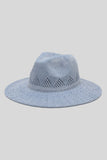 WOMEN WINTER RETRO JAZZ OPENWORK COWBOY HAT