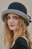 WOMEN FASHION WARM CURLING FELT HAT BUCKET HAT