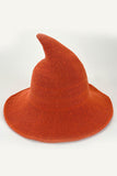 WOMEN WITCH HAT FOR HALLOWEEN SPIRE KNITTED CAP