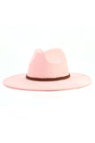 WOMEN AUTUMN AND WINTER WARM BELT PANAMA HAT