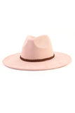 WOMEN AUTUMN AND WINTER WARM BELT PANAMA HAT