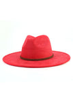 WOMEN AUTUMN AND WINTER WARM BELT PANAMA HAT
