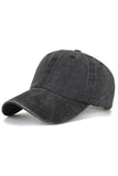 WASHED BRUSHED COTTON VINTAGE BASEBALL CAP