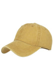WASHED BRUSHED COTTON VINTAGE BASEBALL CAP