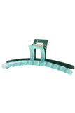 TWO TONE COLOR CASUAL HAIR CLAW HAIR CLIP