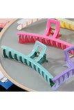 TWO TONE COLOR CASUAL HAIR CLAW HAIR CLIP