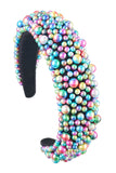 COLORED BEADS DECKED HEAD HOOP HEADBAND