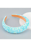 COLORFUL RICE BEADS DECKED HEAD HOOP HEADBAND