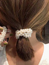 PEARL HAIR TIES FASHION ELASTIC HAIR SCRUNCHIES BEADED HAIR ROPES