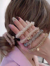 CRYSTAL ELASTIC HAIR SCRUNCHIES STRETCHY HAIR ACCESSORIES