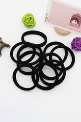 THICK SEAMLESS HAIR BANDS, 10PCS SIMPLY HAIR TIES PONYTAIL HOLDERS HEADBAND, 10PCS PER 1 PACK