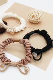 WOMEN BOW RUBBER BAND HAIR SCRUNCHIES