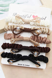 WOMEN BOW RUBBER BAND HAIR SCRUNCHIES