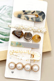 WOMEN FASHION HAIR CLIPS ARE USED FOR HAIR , 6PCS PER 1 PACK