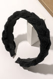 WOOL BRAIDED WIDE HEADBAND