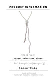 LINE DROP TRENDY NECKLACE