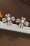 BEADS DECKED STUD EARRINGS