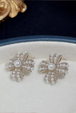 BEADS DECKED STUD EARRINGS