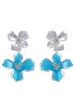 FLOWER DESIGN EARRINGS