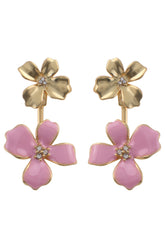 FLOWER DESIGN EARRINGS