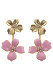 FLOWER DESIGN EARRINGS