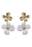 FLOWER DESIGN EARRINGS