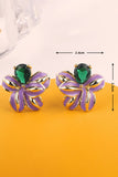 FLOWER DESIGN STUD EARRINGS