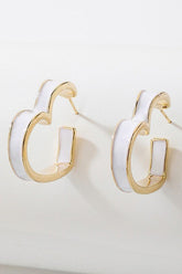 SIMPLE HEART FASHION EARRINGS