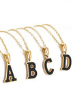 ALPHABET PENDANT FASHION NECKLACE