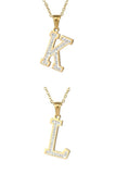 FASHION ALPHABET PENDANT NECKLACE