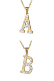 FASHION ALPHABET PENDANT NECKLACE