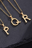 FASHION SIMPLE ALPHABET PENDANT NECKLACE