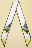 GEOMETRIC PRINT TWILLY SCARF