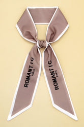 LETTER GRAPHIC TWILLY SCARF