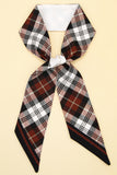 CHECKERED FASHION SILK SCARVES