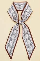 STRIPED PRINT SILK SCARVES