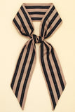 STRIPED PRINT SILK SCARVES