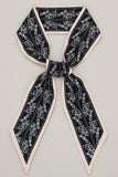 STRIPED PRINT SILK SCARVES