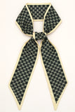 STRIPED PRINT SILK SCARVES
