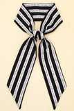 STRIPED PRINT SILK SCARVES